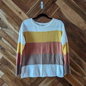 🎉 4 for $25 🎉 Hailey & Co. Striped Crew Neck Color Block Long Sleeve Sweater